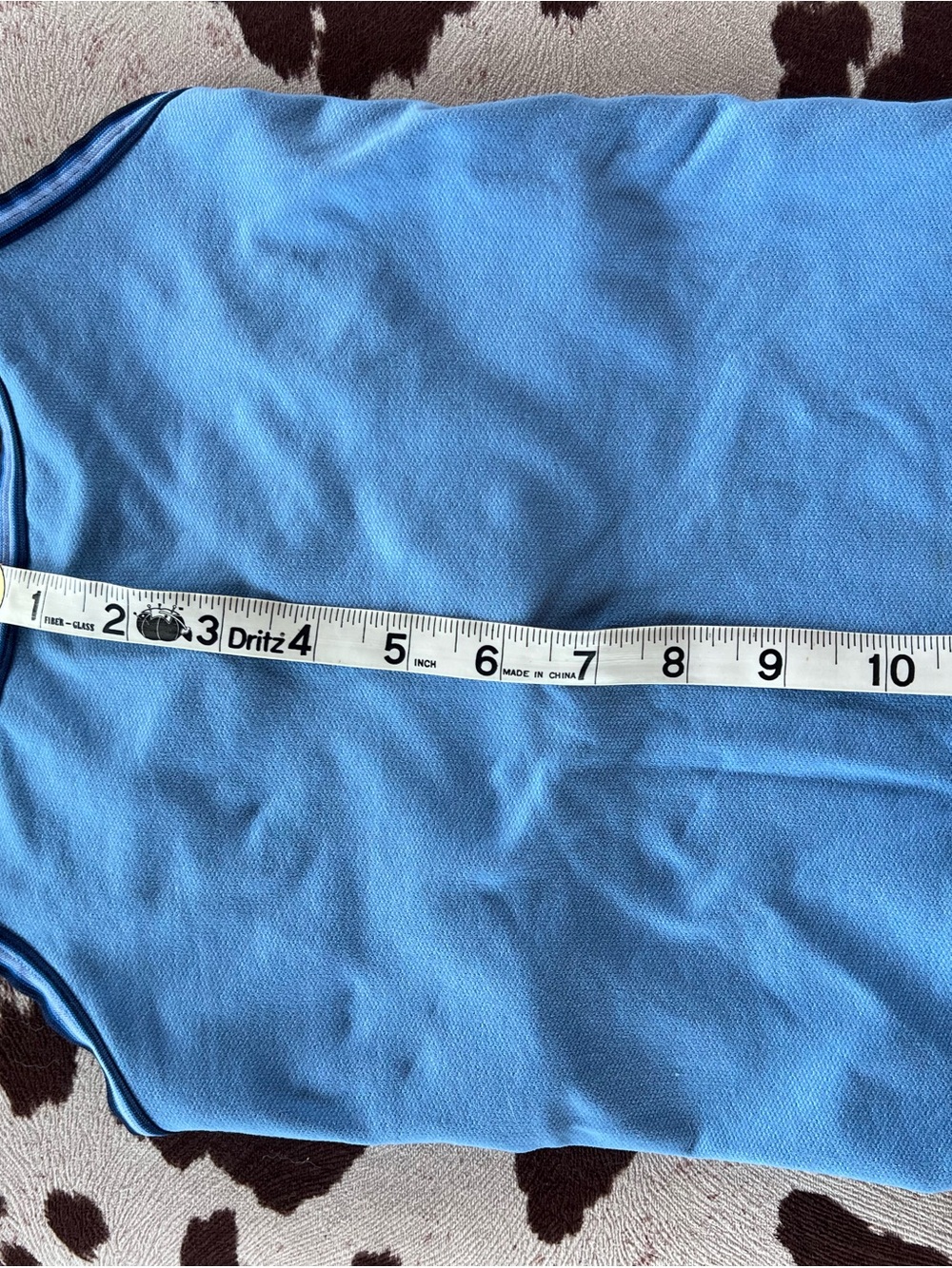 Patagonia Sky Blue Tank with Navy Trim - Picture 3 of 4